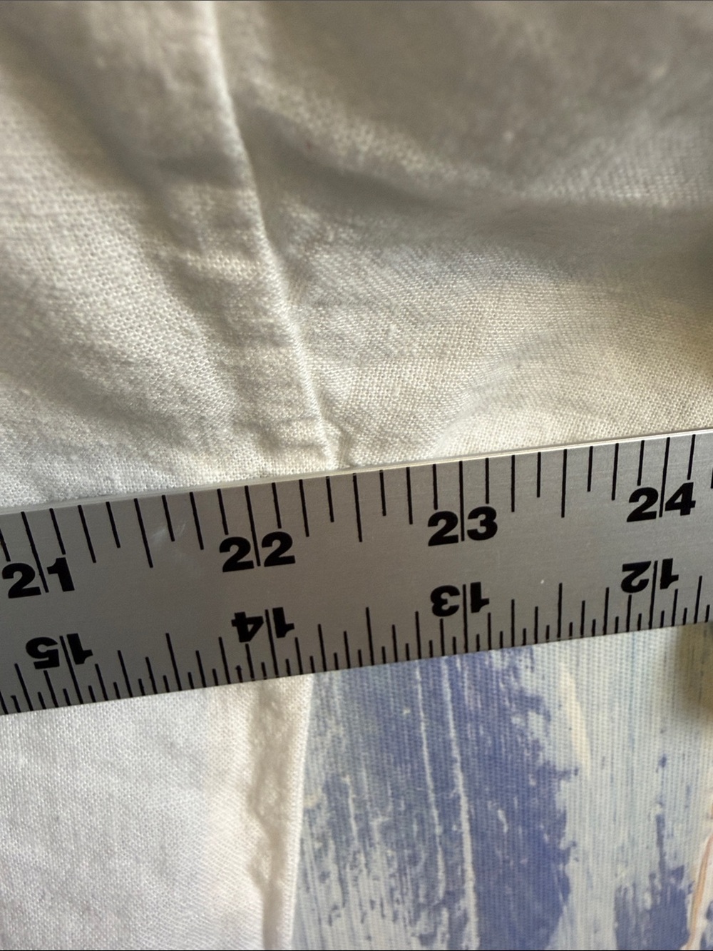 STATESIDE Linen Oversized Button Down Shirt White Long Sleeve Pocket S Coastal - Picture 6 of 8